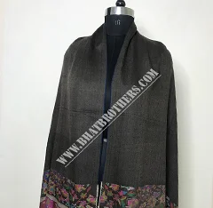 Natural Kani Hand Weave Pure Pashmina Long Shawl