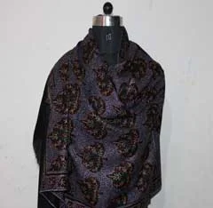 Light brown Kani Pashmina stole