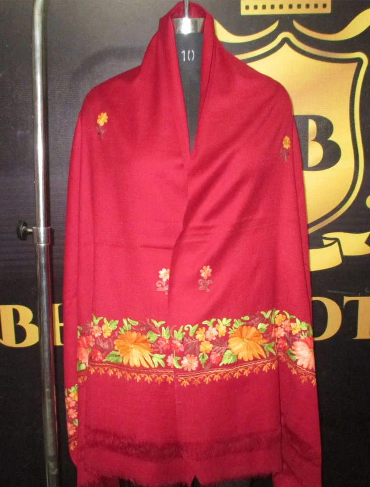 Woolen Needle Work Stoles