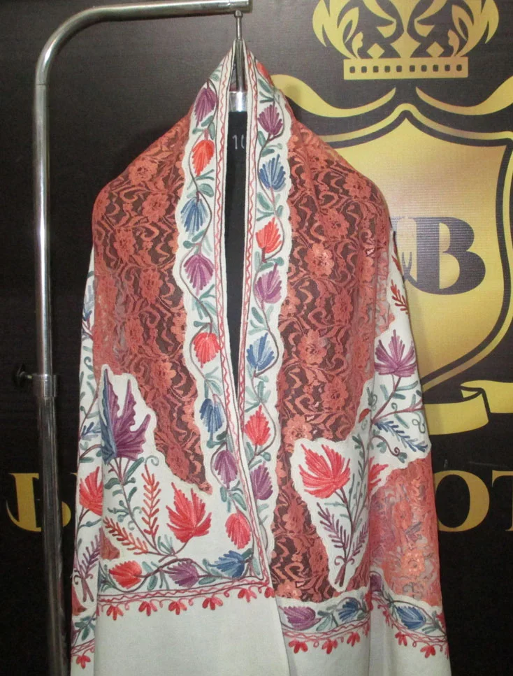 Woolen Needle Work Stoles